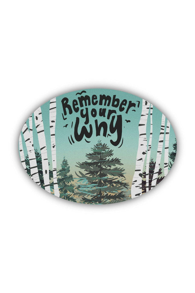 Remember Your Why Positivity Sticker - Blickenstaffs Toy Store