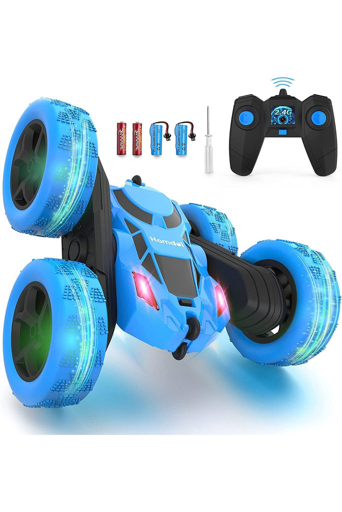 Remote Controlled Stunt Double Sided Car - Blickenstaffs Toy Store