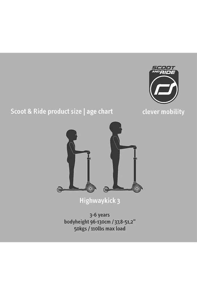 Scoot and Ride Standing Scooter Highwaykick 3 - Blickenstaffs Toy Store