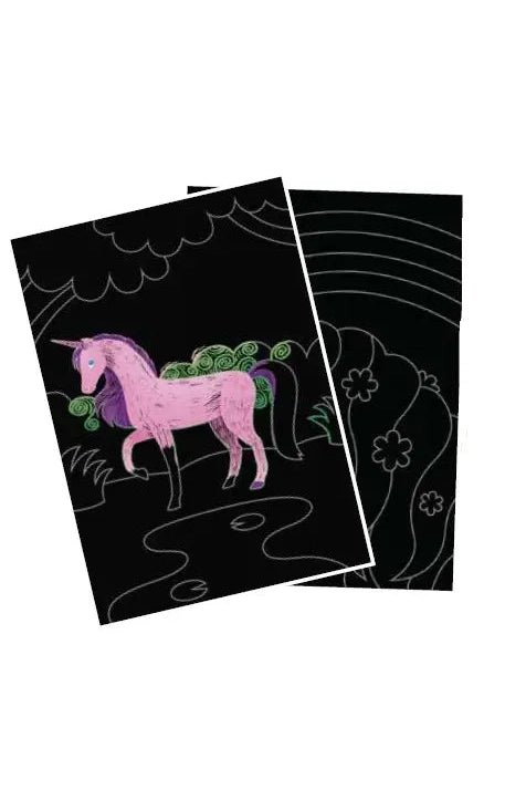 Scratch & Scribble Art Kit: Magical Unicorns - Blickenstaffs Toy Store