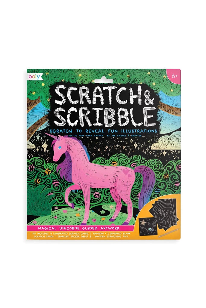 Scratch & Scribble Art Kit: Magical Unicorns - Blickenstaffs Toy Store