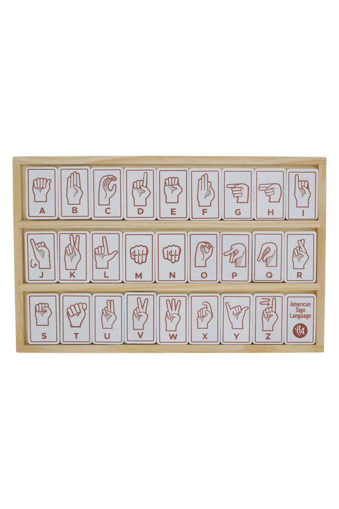 Sign Language Alphabet Tiles - Blickenstaffs Toy Store