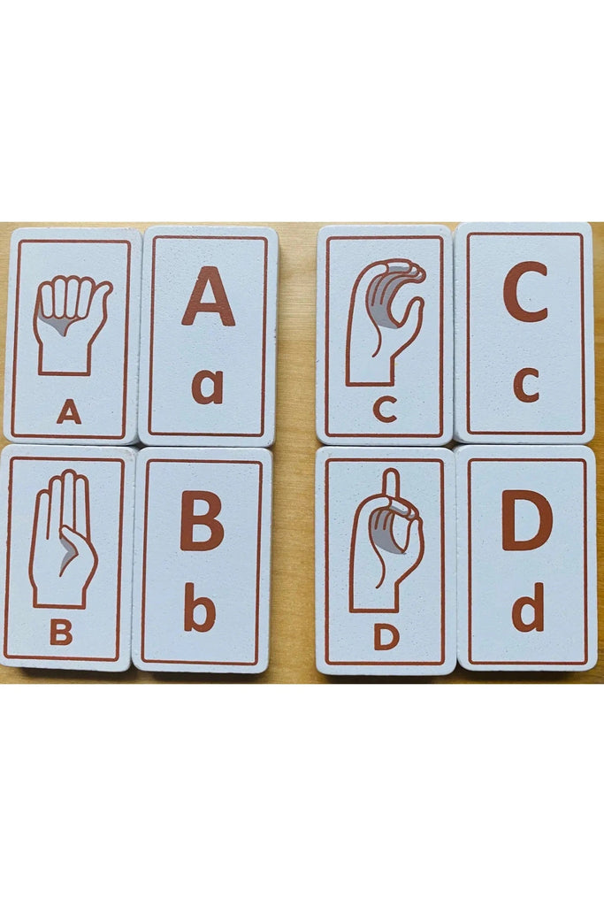 Sign Language Alphabet Tiles - Blickenstaffs Toy Store