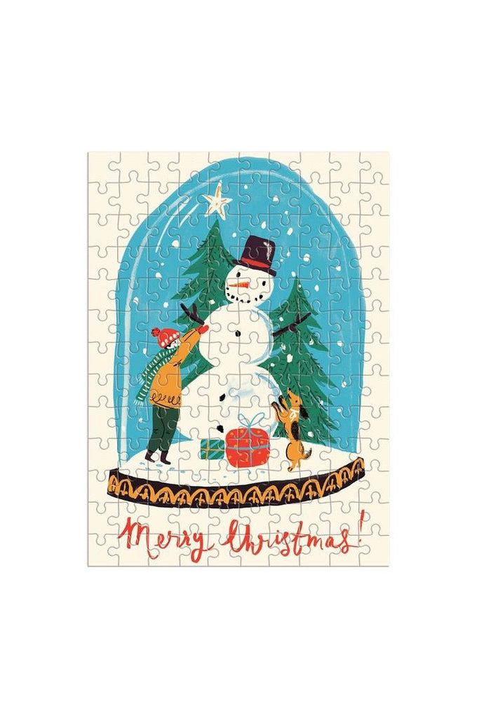 Snow Globe 130 Piece Puzzle Ornament - Blickenstaffs Toy Store