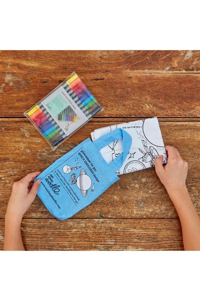 Space Explorer Placemat to Go - Blickenstaffs Toy Store