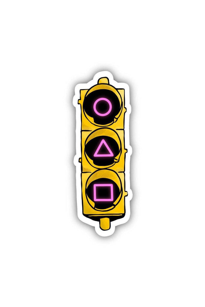 Squid Game Traffic Light Sticker - Blickenstaffs Toy Store