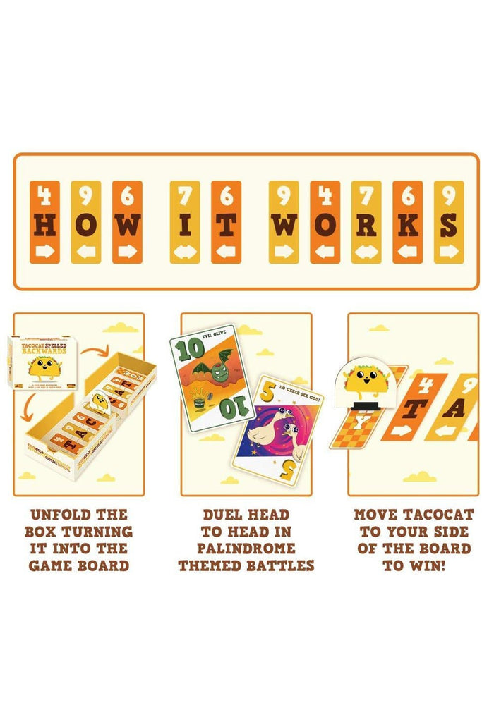 Tacocat Spelled Backwards - Blickenstaffs Toy Store