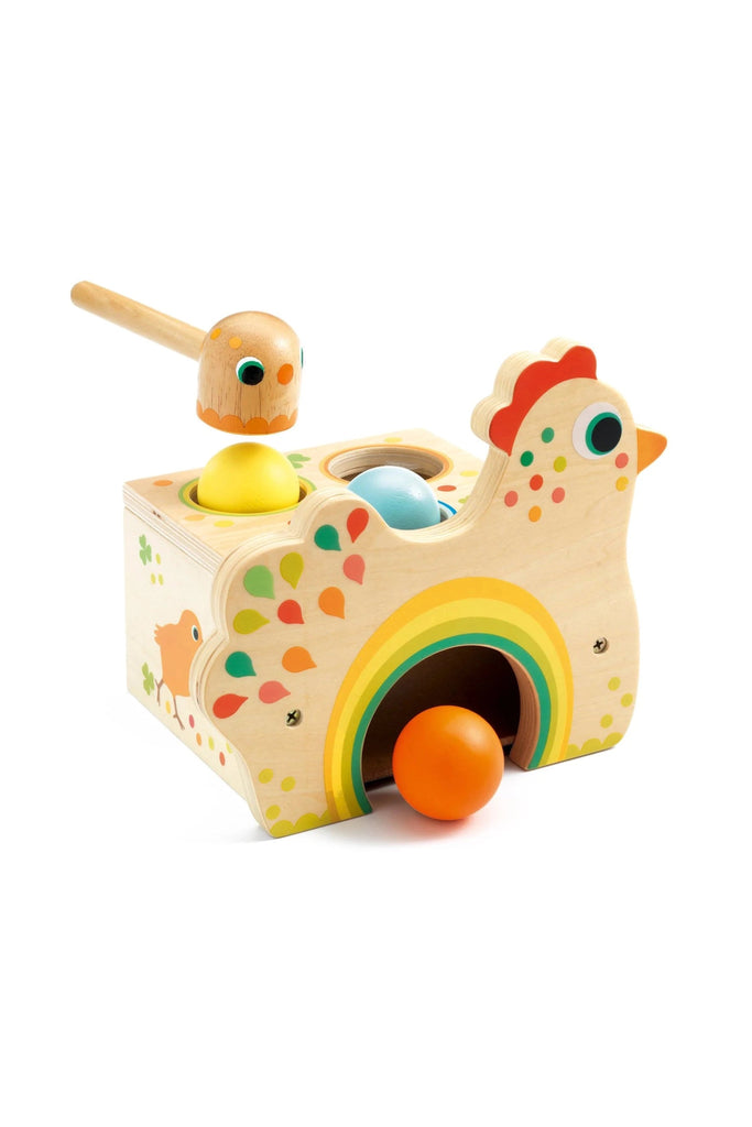 Tapatou Chicken Wooden Tapping Game - Blickenstaffs Toy Store