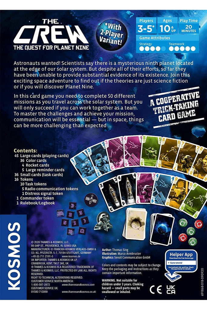 The Crew: The Quest for Planet Nine - Blickenstaffs Toy Store