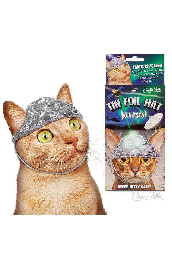 Tin Foil Hat for Cats - Blickenstaffs Toy Store