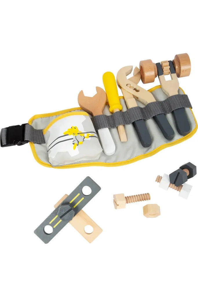 Wooden toys tool belt