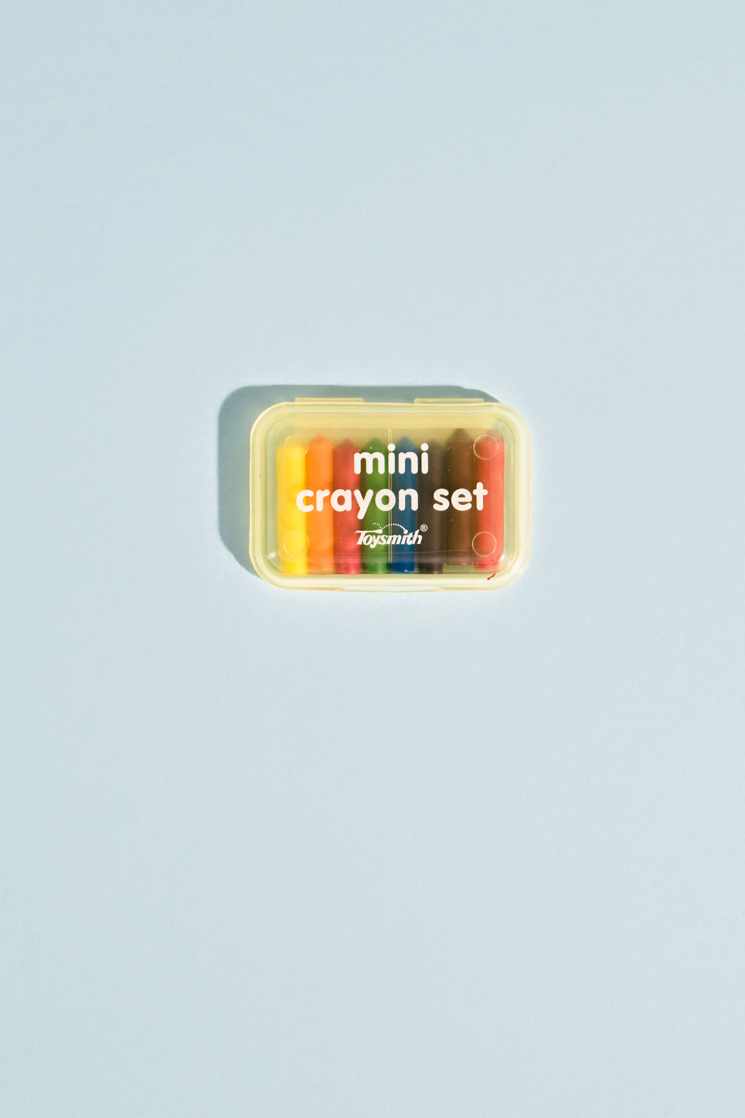 Mini Wax Crayon Packs (4pcs) 4 Assorted Colours : Henbrandt Ltd