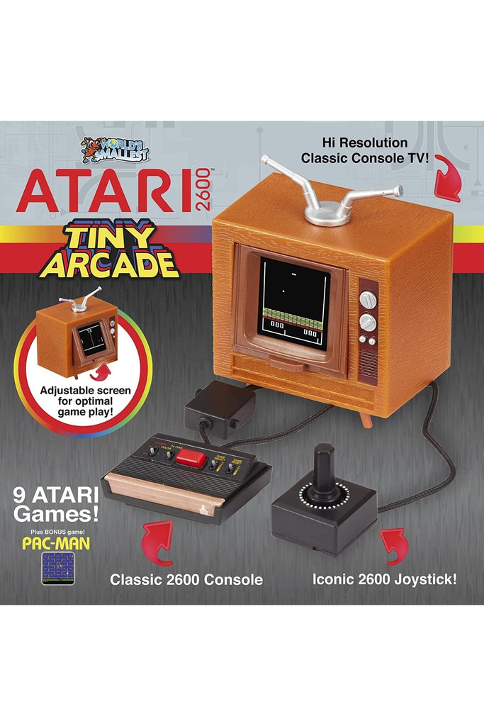 World's Smallest: Tiny Arcade Atari 2600 - Blickenstaffs Toy Store