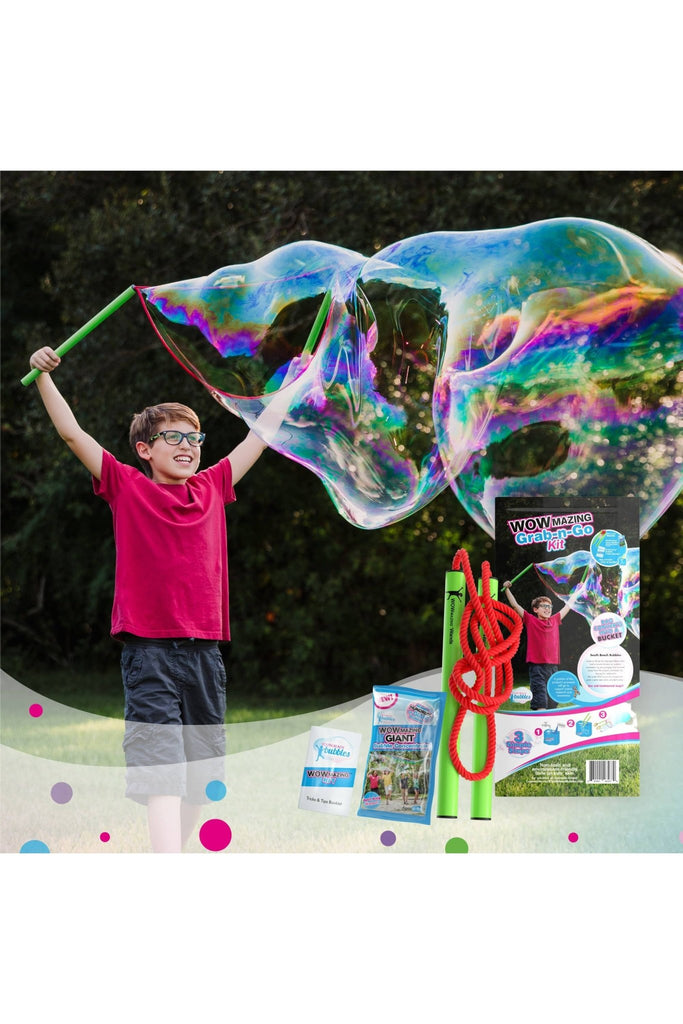 WOWmazing Giant Bubble Grab - n - Go Kit - Blickenstaffs Toy Store