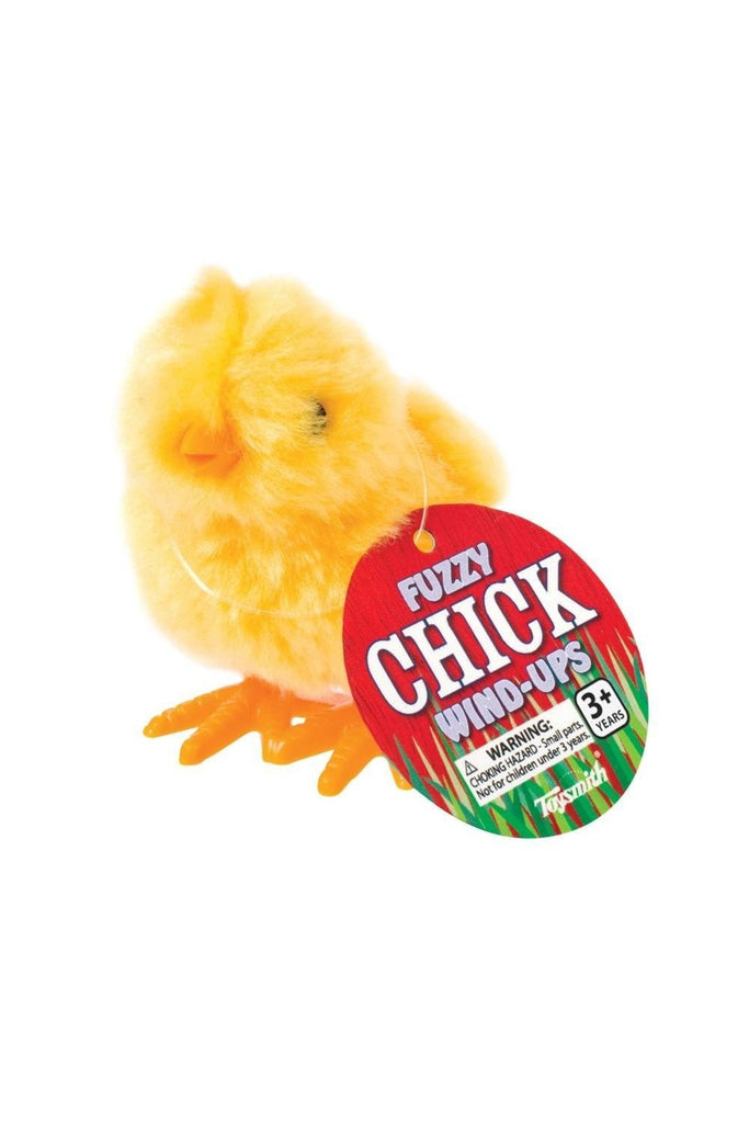 Yellow Fuzzy Chick Wind Up - Blickenstaffs Toy Store