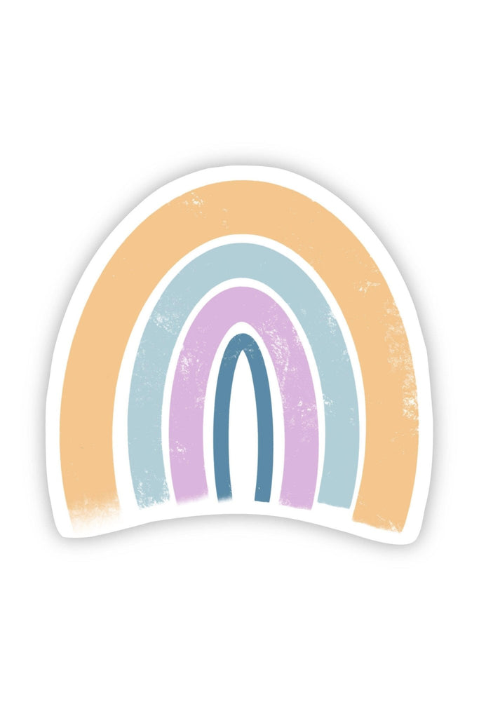 Yellow, Teal, Pink, Blue Rainbow Sticker - Blickenstaffs Toy Store